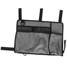 Water Resistant Gray Walker Bag with Side Organizer, 40cm x 28cm