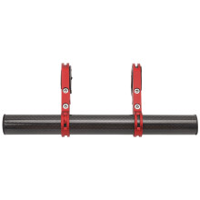 Carbon Red Bicycle Handlebar Double Extender Bracket Mount 116g
