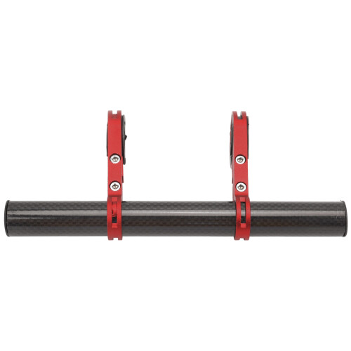 Carbon Red Bicycle Handlebar Double Extender Bracket Mount 116g