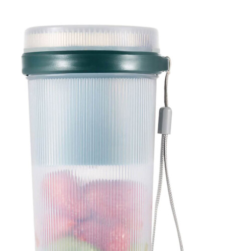 Portable Electric Juicer Cup, 500g, Green, USB Mini Blender 2