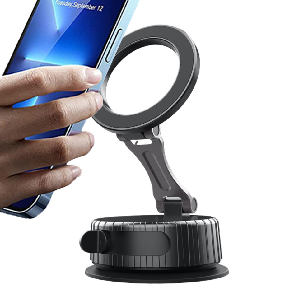 Vacuum Suction Phone Holder Magnetic Car Mount Foldable Adjustable Desk Stand For Smooth Surfaces 9199774456791