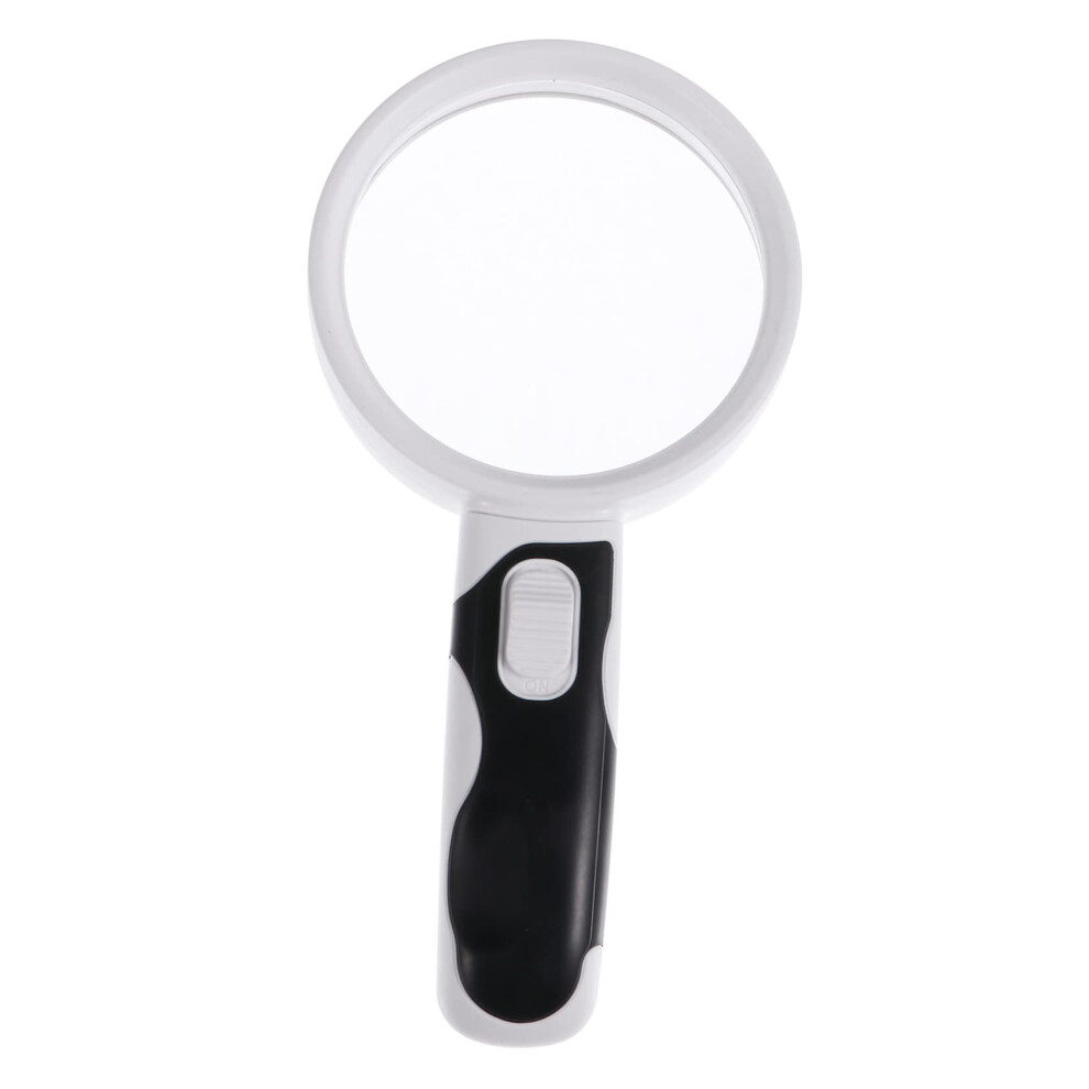 Handheld Magnifying Glass With LED Light For Reading And Hobbies Durable Senior Friendly Magnifier For Books Newspapers