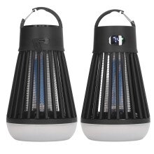 Zanzariera ricaricabile impermeabile per uso esterno 2-in-1 con luce, batteria da 2000mAh