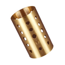 Stainless Steel Chopstick Holder Large Gold, SpaceSaving Cutlery Drain Basket, Kitchen Countertop Organizer, Easy to Clean