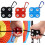 Archery Arrow Puller with Ergonomic Silicone Square Grip and Dual Groove Fit Red 2