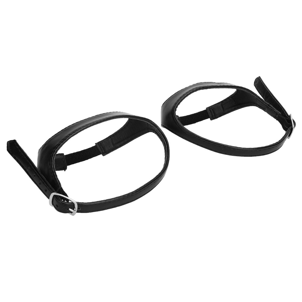 Adjustable PU Leather Women's Detachable Shoe Straps with Buckle