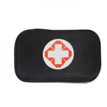 Waterproof Durable First Aid Kit for Car and Home Emergency Survival, Compact MultiPocket Black