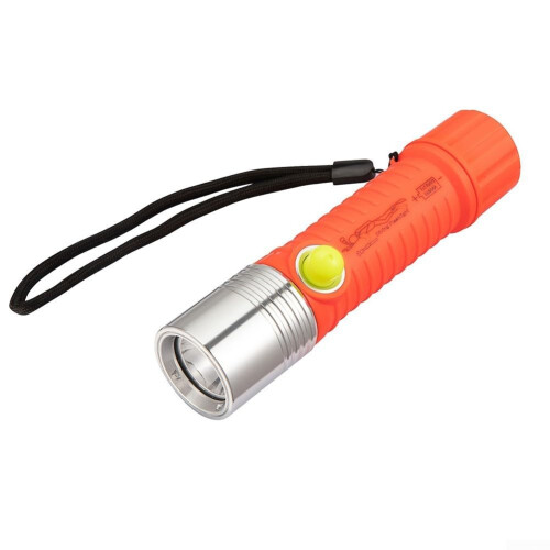 Diving Flashlight With Robust Construction And NonSlip Grip For Safe Underwater Handling