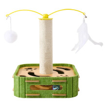 Scratching Posts For Indoor Cats, MultiLevel Cat Tree With Sisal Posts, Grooming Station For Cats, Rabbits And Puppies