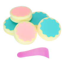 Painless Hair Removal Sponge Double Sided Design Soft Skin Friendly Reusable Sponge For Face And Body Practical Design Wide Application Painless Hair