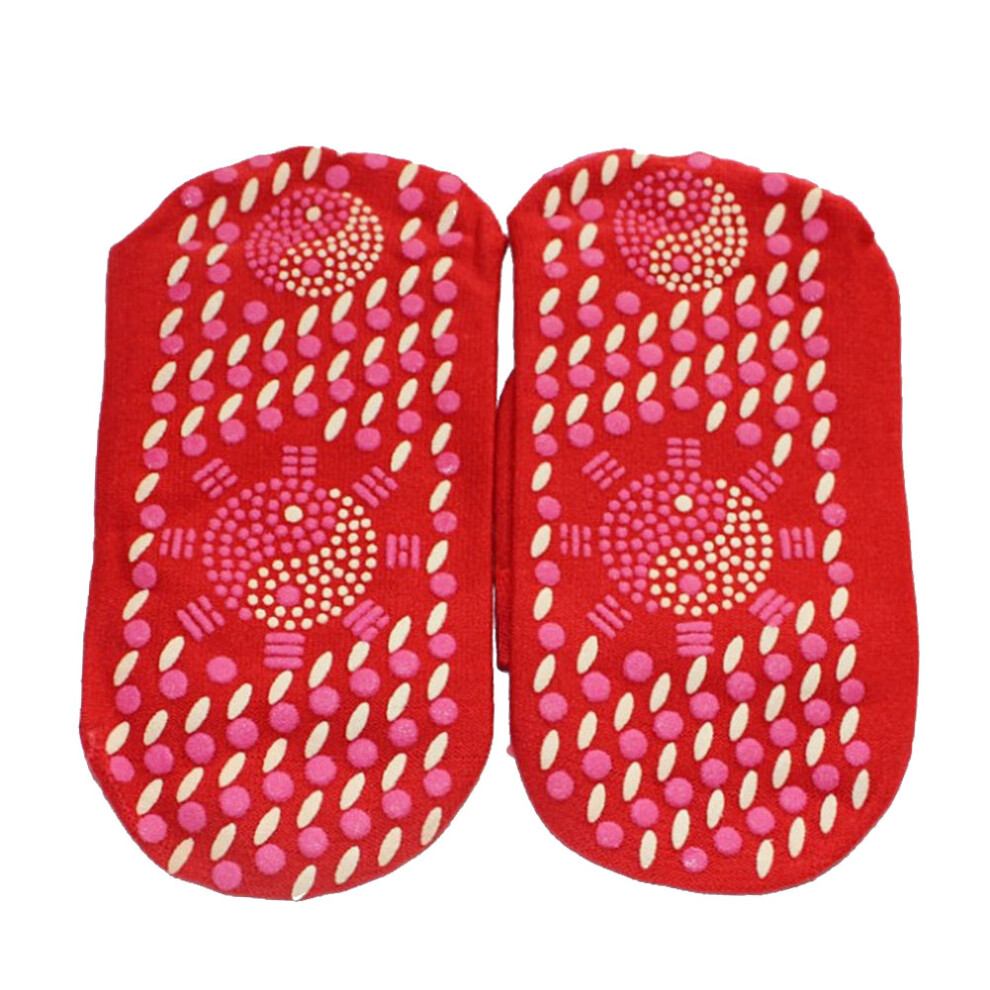 Unwind In Style, Acupressure Massage Socks With Thermal Circulation, Breathable Cotton Comfortable Fabric For Year-Round Relaxation, Warming Slippers