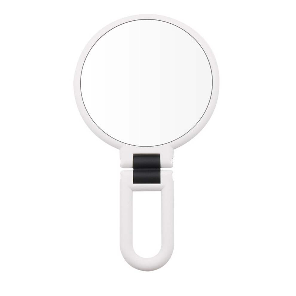 Compact Folding Makeup Mirror Portable Vanity Cosmetic Mirror With 15X Magnification Two-Sided Mirror And Lightweight Design For On-The-Go Beauty