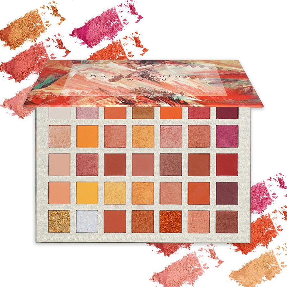 Eye Shadow Palette, Waterproof & Matte Finish Makeup Kit For Eyes, Lips, Cheeks For Halloween Parties For Nightclubs For Daily Use