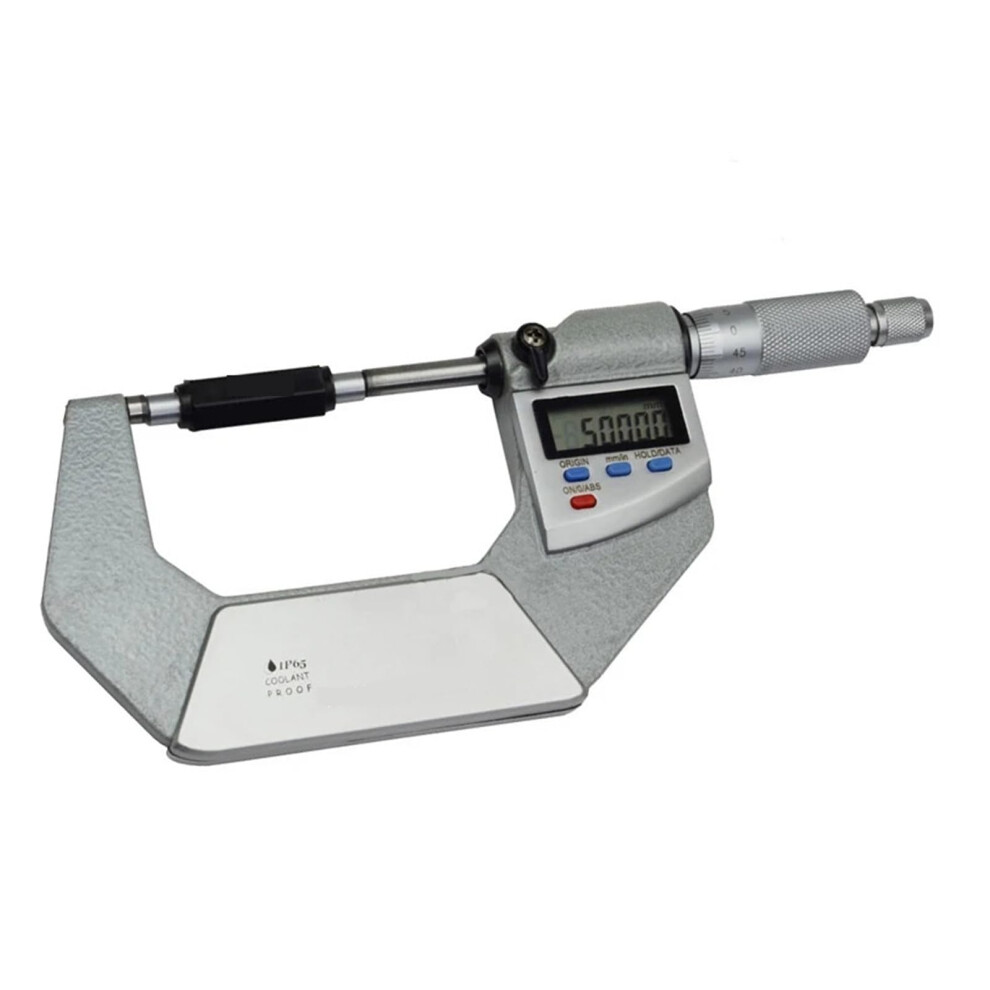 Digital Micrometer 0-100Mm Ip65 Waterproof Outside Micrometer With 0.001Mm Precision For 25-50Mm Measurement 9094768714423