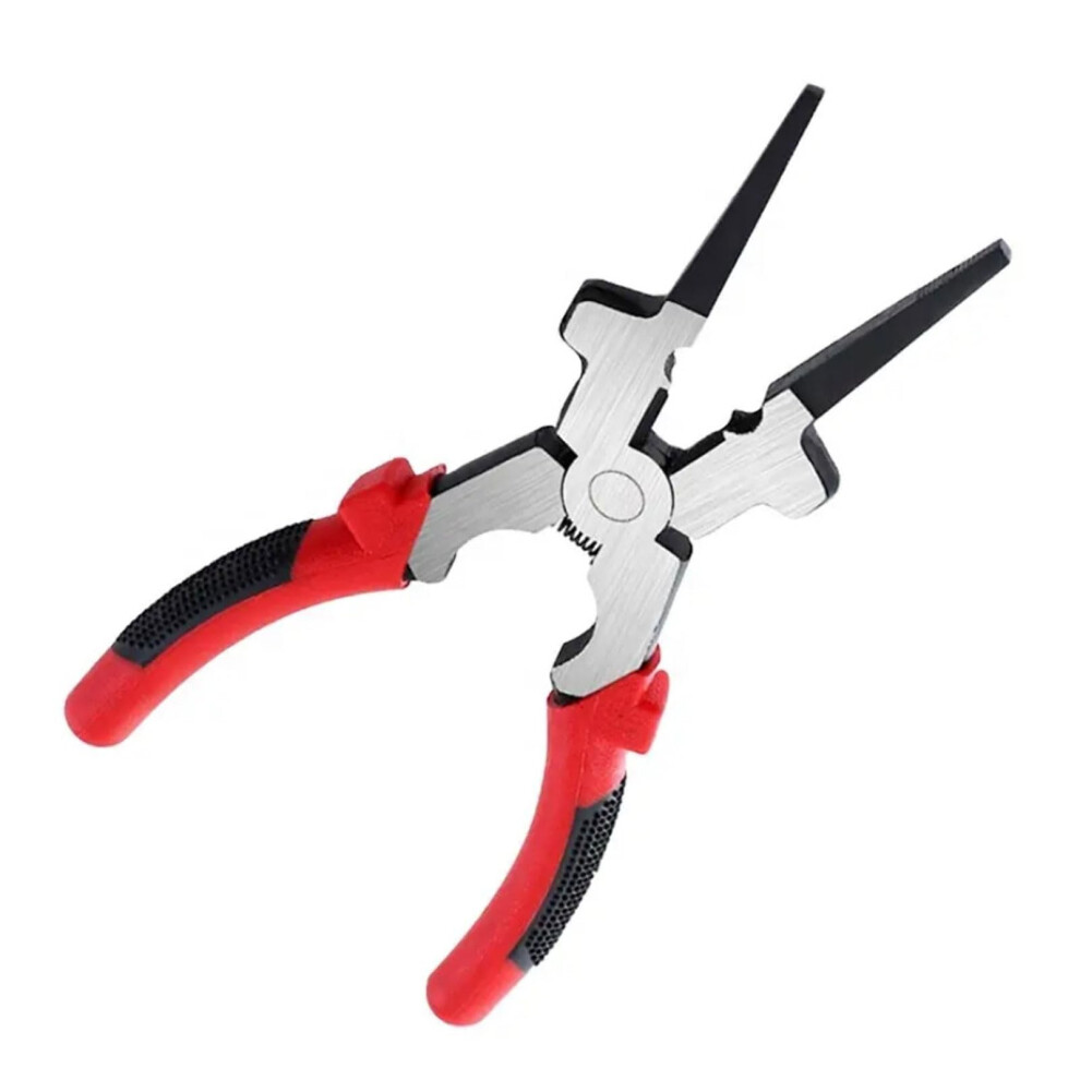 8Inch Welding Pliers For Tig Co2 Shielded Weldings With Ergonomic Handle Industrial Carbon Steel Red And Black 9187378750247