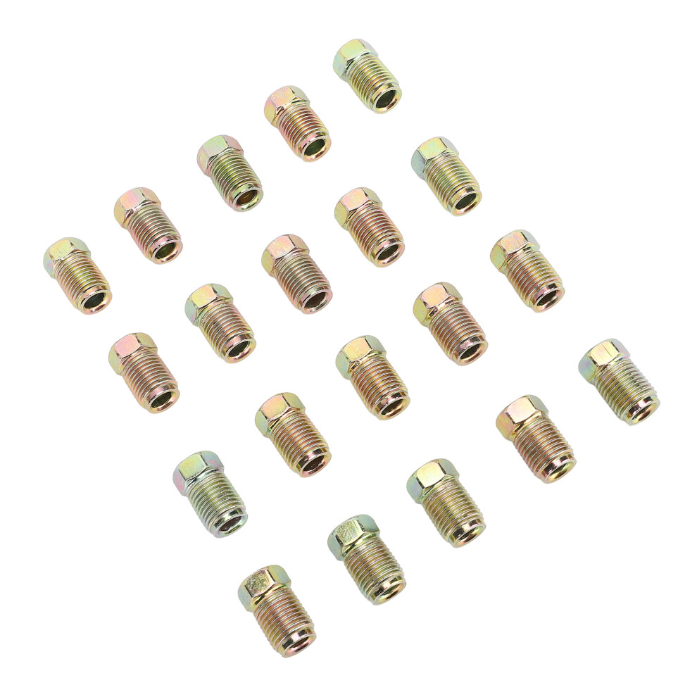 20Pcs Brake Line Fittings M10 X 1Mm Nuts For 3/16 Inch Tube Â Flare Style 4621378253940