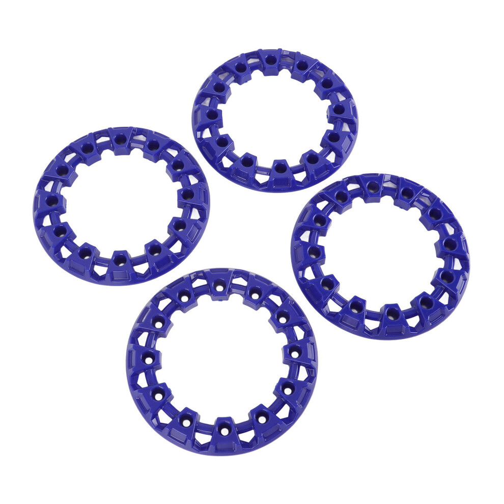 Universal Atv Rim Guards 4Pcs 6 Inch Plastic Hub Protectors For Go Kart Blue 7901378253964
