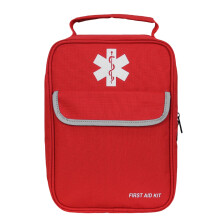 First Aid Kit Empty Bag with Visibility Design, Compact Trauma Medical Pouch for Car Home Outdoor