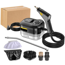 Handheld Steam Cleaner 1200W Pressure with Adjustable 6Speed for Home Car Upholstery Tiles