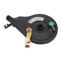 Motorcycle Front and Rear Drum Brake Kit with Heavy Duty Aluminum and Rust Resistant Coating
