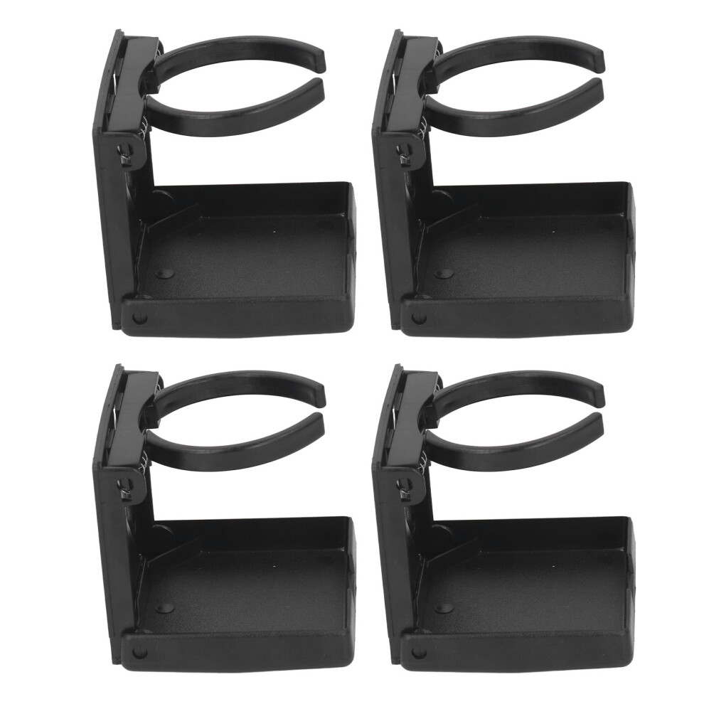 Rv Car Boat Wall Mount 4Pcs Adjustable Foldable Cup Holders For Drinks In Black 6911378256583