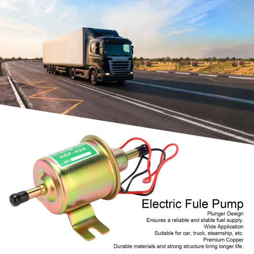 HEP-02A Rame placcato 80-100 l/h 0.3in 12V 2