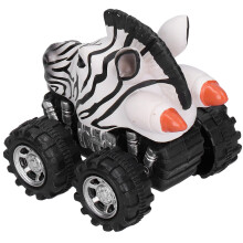 Rückziehbares 4WD-Kinderspielzeugauto, handbemalt, 5 cm kleines Fahrzeug