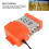 Modulo vidéo AV vers RF, support VHF/UHF PAL NTSC, écran numérique, prise EU 7
