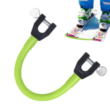 Ski Tip Connector For Kids Stainless Steel Portable Ski Board Connector Beginners Training Aid Compatible With Ski Tips