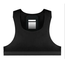 Tracker Vest Soccer Breathable Polyester BuiltIn AntiSlip For Soccer Athletes Size L