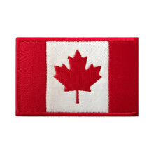 Heavy Duty Hook and Loop Fastener Tape Red 8.5x8.5cm for Outdoor Gear, Clothing and Banners