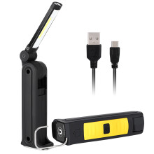 Compact Rechargeable Led Work Light, Super Bright Cob Sidelight For Outdoor And Indoor Use, Magnetic Base Ensures Hands-Free Operation, Durable