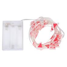 Waterproof Fairy Lights Battery Operated, Timer Function Easy To Bend, Warm White Flexible Silver Wire, For Garden Wedding Decor (30)