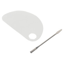 Acryl Transparent Halbrunde Farbpalette – Glatte Oberfläche zum Mischen