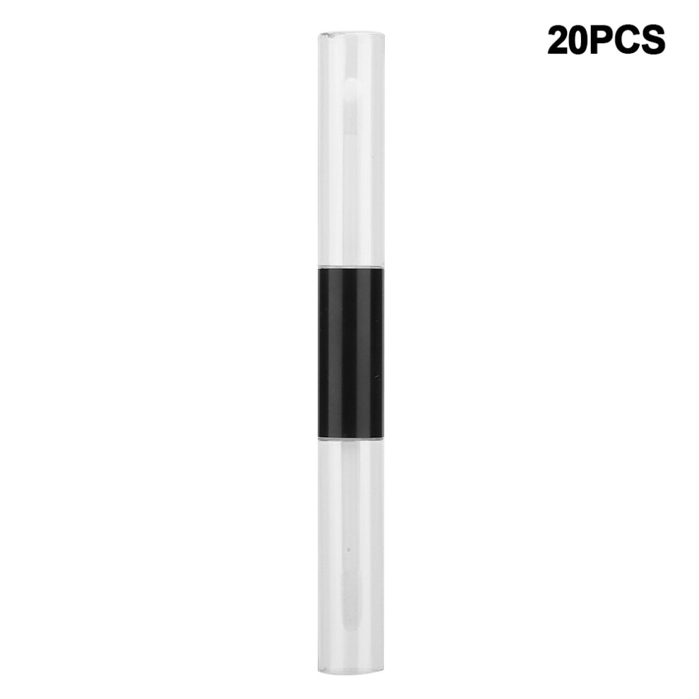 Refillable Balm Containers Empty Lip Gloss Tubes Plastic Lip Gloss Containers with Rubber Inserts Air Tight Seal Leak Proof Design Mini Size Lightwei