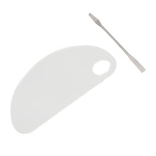 Acryl Halbkreis Farbpalette, transparent, glatte Oberfläche