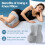 Knee Pillow For Side Sleepers, Large Memory Foam Leg Pillow, Adjustable Strap, Spine Alignment For Sciatica Relief 4