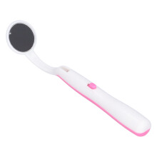Pink LED Kunststoff-Dentalspiegel für orale Untersuchung, 40mAh Batterie