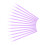Purple 100pcs Dental Micro Applicator Brushes Safe & Durable Design 10