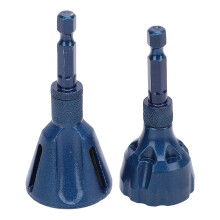 2Pcs Burr Removal Tool 320mm 525mm Hex Shank HSS Deburring External Chamfer Tool Tungsten Carbide For Metal PVC
