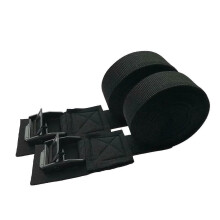 Tensioning Straps Black 2m, 3m, 4m, 5m 2.5cm Ratchet Tie Down With Metal Buckle For Luggage Bag Cargo Lashing