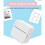 Portable Thermal Printer Bluetooth 200DPI Black White 57x25mm 3