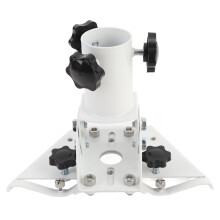 Satellite Mount Pipe Adapter 360 Rotation & 160 Tilt, Stainless Steel