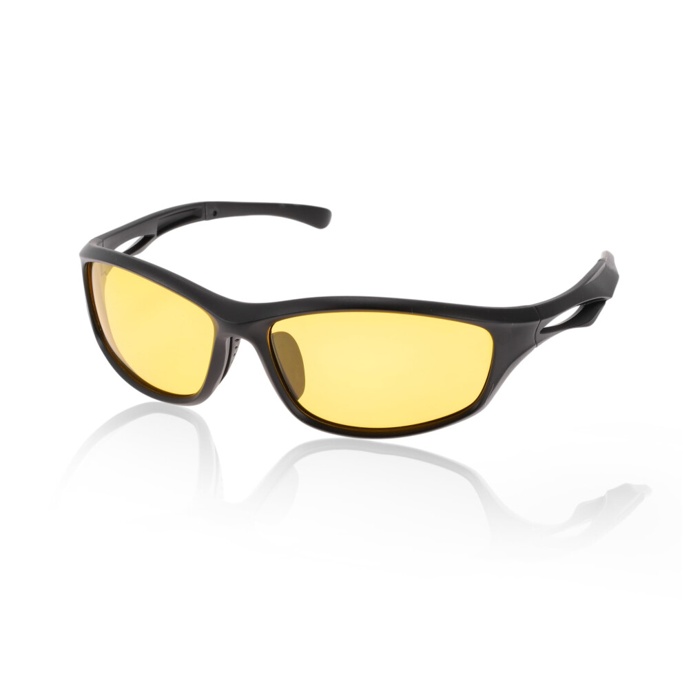 Motorcycle Riding Goggles Anti Glare Triacetate Cellulose Lens Polycarbonate Frame Yellow 9199774881654