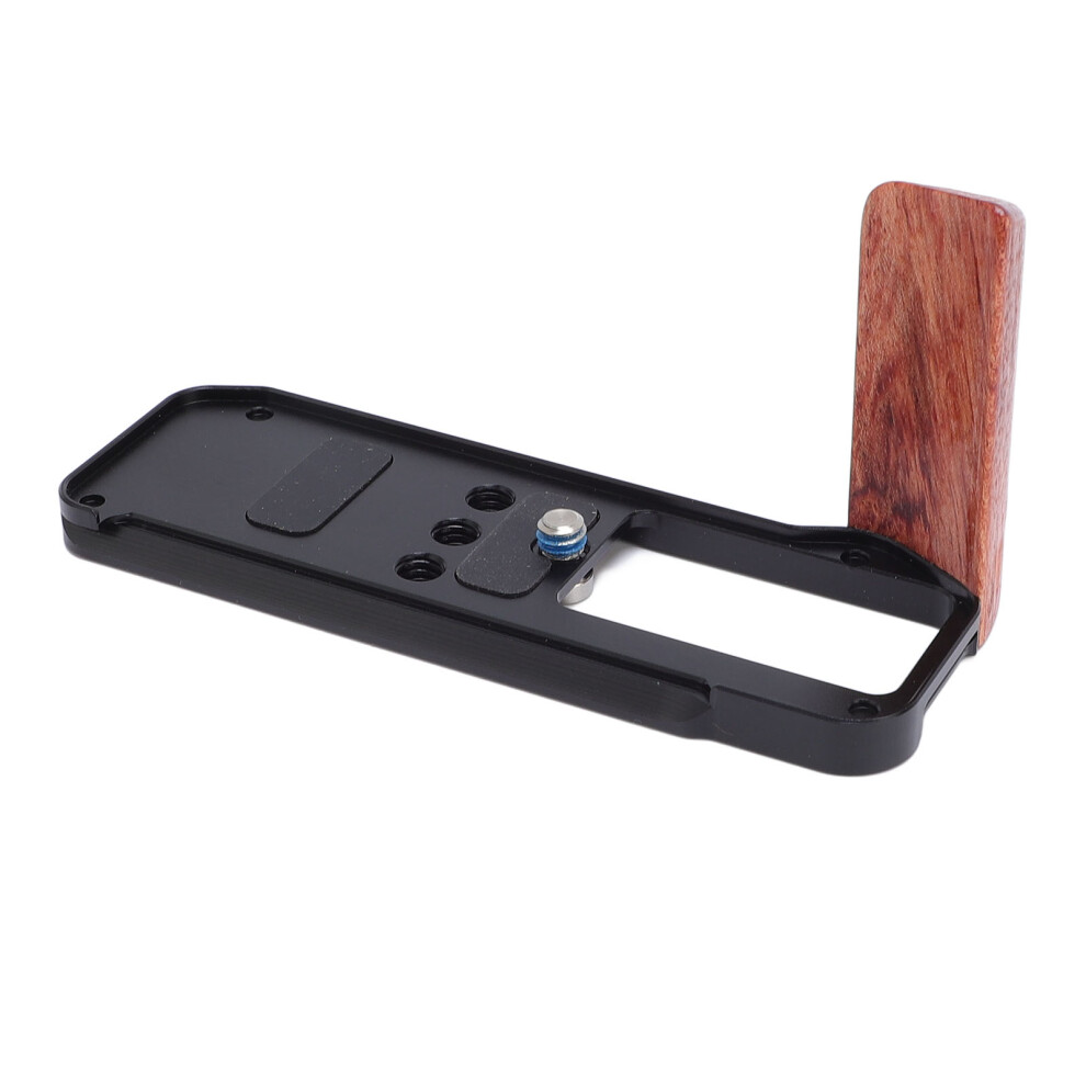 Camera L Bracket For Fuji X M5, Aluminum Alloy, Quick Release, Wood Grip 6941378267029