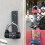 5Digit Combination Padlock with Keyless Resettable Code for Door Security, Durable Red Lock 5