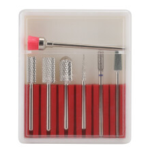 Embouts de ponceuse à ongles à tige universelle pour une faible production de chaleur, kit de manucure et pédicure avec une conception sûre et