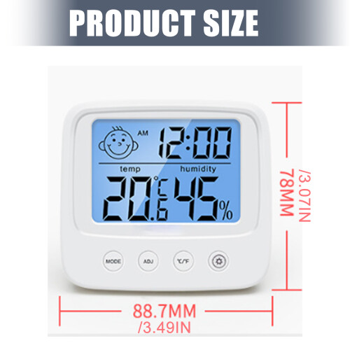 Display Digital Clock With Temperature Humidity Measurement 2