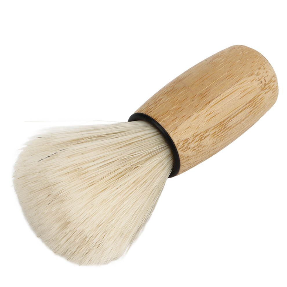 Unisex Ergonomic Shaving Brush With Eco-Friendly Wooden Handle & Soft Bristles