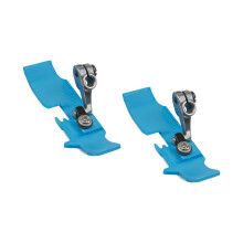 Nähfuß für Overlock-Maschinen mit 4 Fäden für die-Blauer Nähfuß